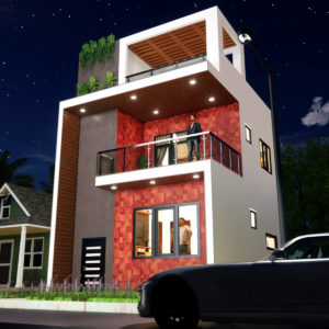 Small Space House 20x20 Feet 3BHK 400 SQF House Plan